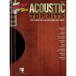 MusicSales HL00702569 - EASY GUITAR PLAY ALONG VOLUME 2 ACOUSTIC TOP HITS... MusicSales HL00702569 - EASY GUITAR PLAY ALONG VOLUME 2 ACOUSTIC TOP HITS...