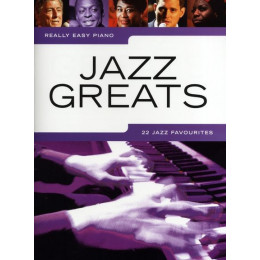 MusicSales AM1000857 - REALLY EASY PIANO JAZZ GREATS PIANO BOOK