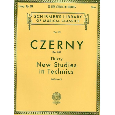 MusicSales GS25395 / HL50253950 - Carl Czerny: Thirty New Studies In...