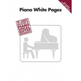 MusicSales HL00311276 PIANO WHITE PAGES SONGBOOK PVG BK