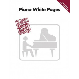 MusicSales HL00311276 PIANO WHITE PAGES SONGBOOK PVG BK MusicSales HL00311276 PIANO WHITE PAGES SONGBOOK PVG BK