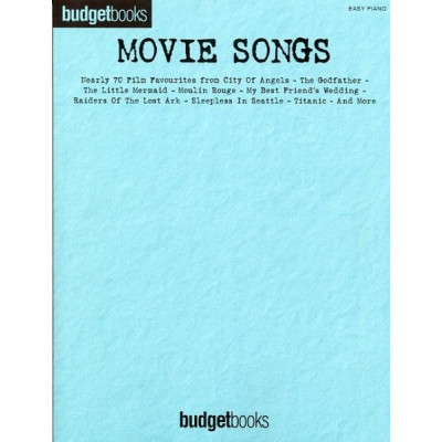 MusicSales HLE90002704 BUDGETBOOKS MOVIE SONGS (EASY PIANO) PVG MusicSales HLE90002704 BUDGETBOOKS MOVIE SONGS (EASY PIANO) PVG