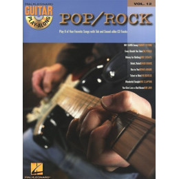 MusicSales HL00699587 GUITAR PLAY-ALONG VOLUME 12 POP/ROCK GUITAR BOOK/CD MusicSales HL00699587 GUITAR PLAY-ALONG VOLUME 12 POP/ROCK GUITAR BOOK/CD