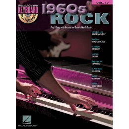 MusicSales HL00700935 KEYBOARD PLAY ALONG VOLUME 17 1960S ROCK KBD BK/CD