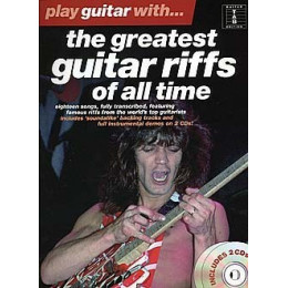 MusicSales AM984412 - PLAY GUITAR WITH THE GREATEST GUITAR RIFFS OF ALL...