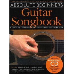 MusicSales AM963644 - ABSOLUTE BEGINNERS GUITAR SONGBOOK GTR BOOK/CD