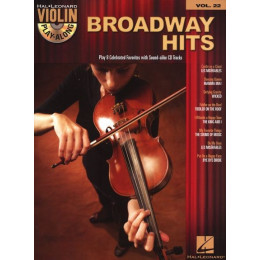 MusicSales HL00842567 - VIOLIN PLAY ALONG VOLUME 22 BROADWAY HITS VLN BK/CD MusicSales HL00842567 - VIOLIN PLAY ALONG VOLUME 22 BROADWAY HITS VLN BK/CD
