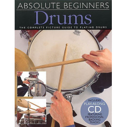 MusicSales AM92617 - ABSOLUTE BEGINNERS DRUMS BOOK/CD MusicSales AM92617 - ABSOLUTE BEGINNERS DRUMS BOOK/CD
