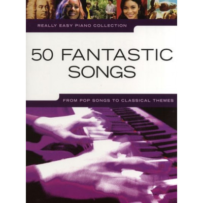 MusicSales AM997744 - REALLY EASY PIANO 50 FANTASTIC SONGS PF BOOK