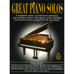 MusicSales AM970167R - GREAT PIANO SOLOS THE BLACK BOOK REVISED EDITION...