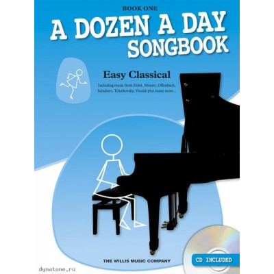 MusicSales WMR101255 - DOZEN A DAY SONGBOOK EASY CLASSICAL BK 1 PF BK/CD MusicSales WMR101255 - DOZEN A DAY SONGBOOK EASY CLASSICAL BK 1 PF BK/CD
