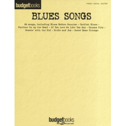 MusicSales HL00311499 - BUDGET BOOKS BLUES SONGS PVG SONGBOOK BK