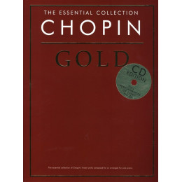 MusicSales CH80124 THE ESSENTIAL COLLECTION CHOPIN GOLD PIANO BOOK/CD MusicSales CH80124 THE ESSENTIAL COLLECTION CHOPIN GOLD PIANO BOOK/CD