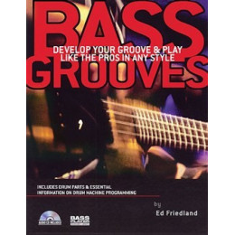 MusicSales HL00331257 ED FRIEDLAND BASS GROOVES BTAB BOOK/CD