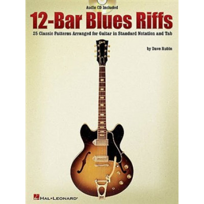 MusicSales HL00699622 12-BAR BLUES RIFFS (BOOK AND CD) GTR BOOK/CD MusicSales HL00699622 12-BAR BLUES RIFFS (BOOK AND CD) GTR BOOK/CD