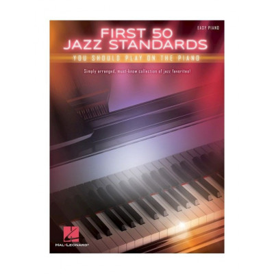 MusicSales HL00196269 - FIRST 50 JAZZ STANDARDS YOU SHOULD PLAY ON PIANO... MusicSales HL00196269 - FIRST 50 JAZZ STANDARDS YOU SHOULD PLAY ON PIANO...