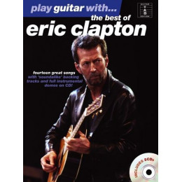 MusicSales AM993663 - PLAY GUITAR WITH THE BEST OF ERIC CLAPTON GUITAR... MusicSales AM993663 - PLAY GUITAR WITH THE BEST OF ERIC CLAPTON GUITAR...