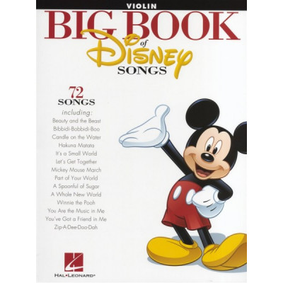 MusicSales HL00842620 - THE BIG BOOK OF DISNEY SONGS INSTRUMENTAL FOLIO... MusicSales HL00842620 - THE BIG BOOK OF DISNEY SONGS INSTRUMENTAL FOLIO...