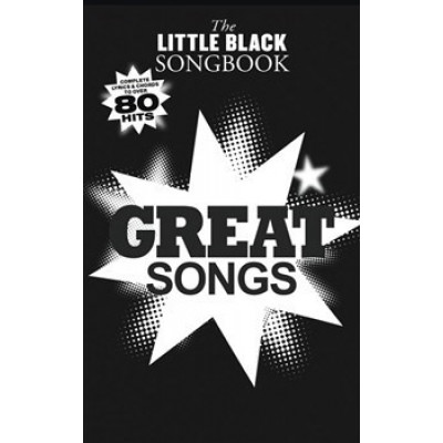 MusicSales AM1003057 - THE LITTLE BLACK SONGBOOK GREAT SONGS LYRICS & CHORDS... MusicSales AM1003057 - THE LITTLE BLACK SONGBOOK GREAT SONGS LYRICS & CHORDS...
