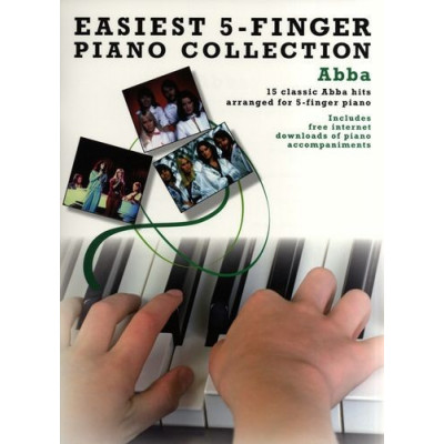 MusicSales AM998404 - EASIEST 5-FINGER PIANO COLLECTION ABBA PF BOOK MusicSales AM998404 - EASIEST 5-FINGER PIANO COLLECTION ABBA PF BOOK