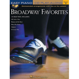 MusicSales HL00310915 - EASY PIANO PLAY ALONG VOLUME 3 BROADWAY FAVORITES...