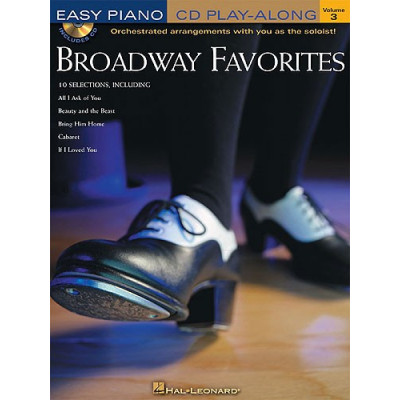 MusicSales HL00310915 - EASY PIANO PLAY ALONG VOLUME 3 BROADWAY FAVORITES... MusicSales HL00310915 - EASY PIANO PLAY ALONG VOLUME 3 BROADWAY FAVORITES...