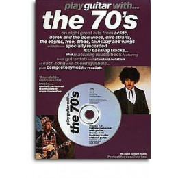 MusicSales AM957759 PLAY GUITAR WITH THE 70'S GTR TAB BOOK/CD