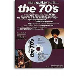 MusicSales AM957759 PLAY GUITAR WITH THE 70'S GTR TAB BOOK/CD MusicSales AM957759 PLAY GUITAR WITH THE 70'S GTR TAB BOOK/CD
