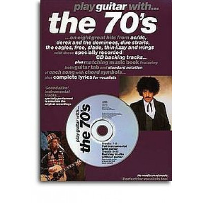 MusicSales AM957759 PLAY GUITAR WITH THE 70'S GTR TAB BOOK/CD MusicSales AM957759 PLAY GUITAR WITH THE 70'S GTR TAB BOOK/CD