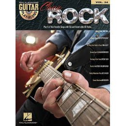 MusicSales HL00699658 GUITAR PLAY-ALONG VOLUME 34 CLASSIC ROCK GTR BOOK/CD