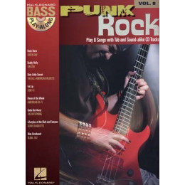 MusicSales HL00699813 BASS PLAY ALONG VOLUME 8 PUNK ROCK BASS GUITAR BGTR... MusicSales HL00699813 BASS PLAY ALONG VOLUME 8 PUNK ROCK BASS GUITAR BGTR...