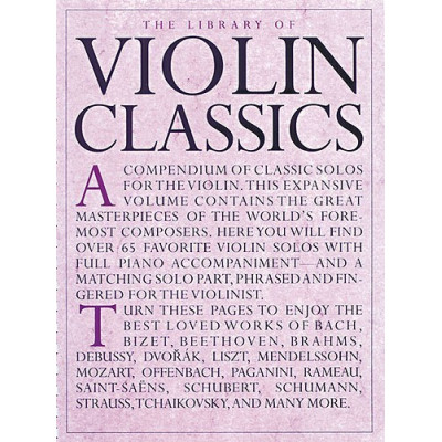 MusicSales AM948926 - The Library Of Violin Classics: книга с нотами... MusicSales AM948926 - The Library Of Violin Classics: книга с нотами...