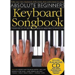 MusicSales AM963688 ABSOLUTE BEGINNERS KEYBOARD SONGBOOK KBD BOOK/CD