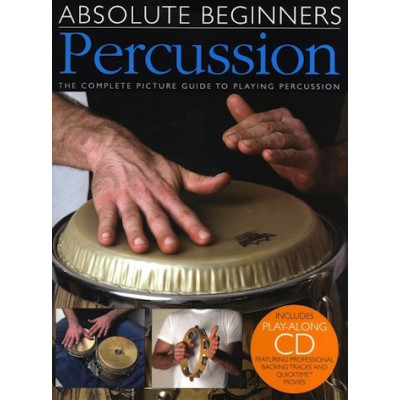 MusicSales AM994015 ABSOLUTE BEGINNERS PERCUSSION PERC BOOK/CD MusicSales AM994015 ABSOLUTE BEGINNERS PERCUSSION PERC BOOK/CD