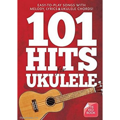 MusicSales AM1008062 - 101 HITS FOR UKULELE RED BOOK UKE BOOK MusicSales AM1008062 - 101 HITS FOR UKULELE RED BOOK UKE BOOK