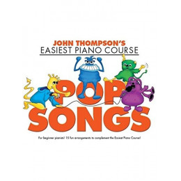 MusicSales WMR101772 - THOMPSON JOHN EASIEST COURSE POP SONGS PIANO BOOK