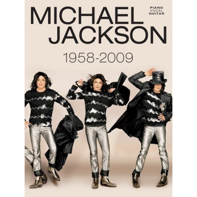 MusicSales AM998613 - JACKSON MICHAEL 1958 TO 2009 PIANO VOCAL GUITAR BOOK