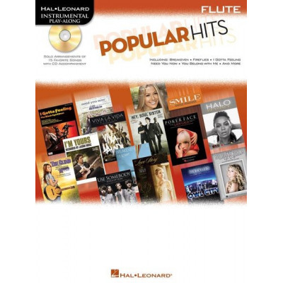 MusicSales HL00842511 - INSTRUMENTAL PLAY ALONG POPULAR HITS FLT BK/CD MusicSales HL00842511 - INSTRUMENTAL PLAY ALONG POPULAR HITS FLT BK/CD
