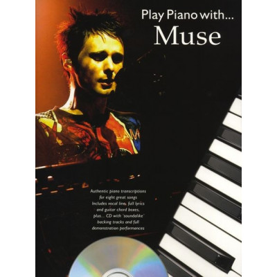 MusicSales AM91984 - PLAY PIANO WITH MUSE PIANO VOCAL GUITAR BOOK/CD MusicSales AM91984 - PLAY PIANO WITH MUSE PIANO VOCAL GUITAR BOOK/CD