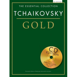 MusicSales CH78815 - ESSENTIAL COLLECTION TCHAIKOVSKY GOLD PIANO BOOK/CD