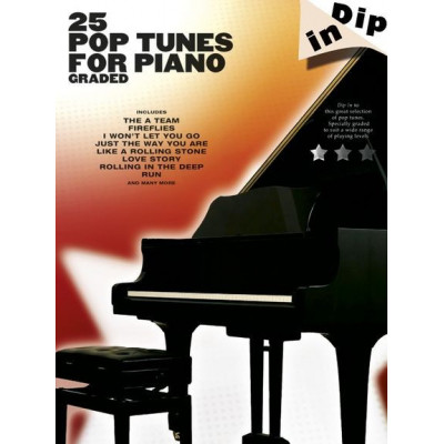 MusicSales AM1005829 - DIP IN 25 GRADED POP TUNES FOR PIANO