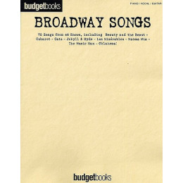 MusicSales HLE90001923 - BUDGETBOOKS BROADWAY SONGS (PVG)
