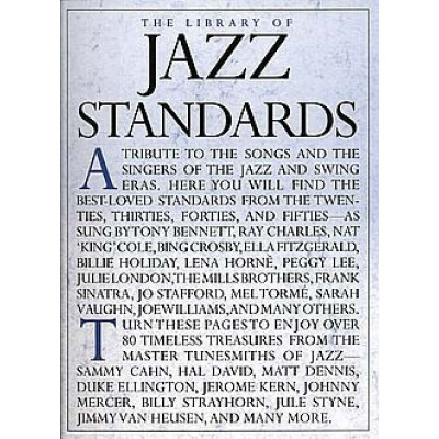 MusicSales AM975535 THE LIBRARY OF JAZZ STANDARDS PVG MusicSales AM975535 THE LIBRARY OF JAZZ STANDARDS PVG