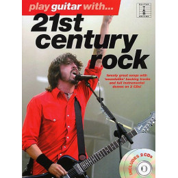 MusicSales AM984951 PLAY GUITAR WITH 21ST CENTURY ROCK GUITAR TAB BOOK/2CDS MusicSales AM984951 PLAY GUITAR WITH 21ST CENTURY ROCK GUITAR TAB BOOK/2CDS