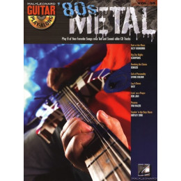 MusicSales HL00699664 GUITAR PLAY ALONG VOLUME 39 80S METAL GUITAR TAB... MusicSales HL00699664 GUITAR PLAY ALONG VOLUME 39 80S METAL GUITAR TAB...