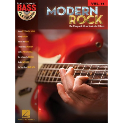 MusicSales HL00699821 BASS PLAY-ALONG VOLUME 14 MODERN ROCK BASS GUITAR... MusicSales HL00699821 BASS PLAY-ALONG VOLUME 14 MODERN ROCK BASS GUITAR...