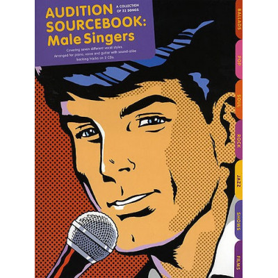 MusicSales AM90133 AUDITION SOURCEBOOK FOR MALE SINGERS PIANO VOCAL GUITAR... MusicSales AM90133 AUDITION SOURCEBOOK FOR MALE SINGERS PIANO VOCAL GUITAR...