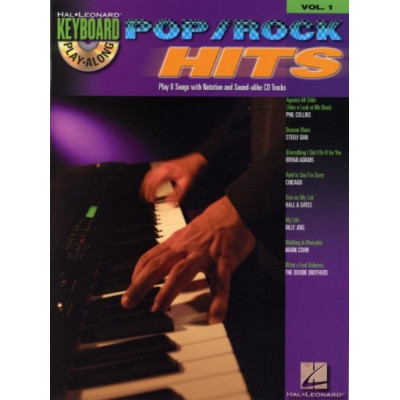 MusicSales HL00699875 KEYBOARD PLAY-ALONG VOLUME 1 POP/ROCK HITS KBD BOOK/CD MusicSales HL00699875 KEYBOARD PLAY-ALONG VOLUME 1 POP/ROCK HITS KBD BOOK/CD