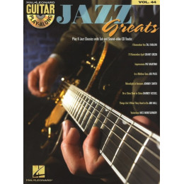 MusicSales HL00699689 - GUITAR PLAY ALONG VOLUME 44 JAZZ GREATS GUITAR... MusicSales HL00699689 - GUITAR PLAY ALONG VOLUME 44 JAZZ GREATS GUITAR...
