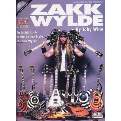 MusicSales HL02500700 - ZAKK WYLDE GUITAR LEGENDARY LICKS (BOOK AND CD)... MusicSales HL02500700 - ZAKK WYLDE GUITAR LEGENDARY LICKS (BOOK AND CD)...